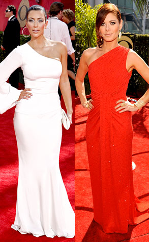 Kim Kardashian, Debra Messing Kim Kardashian, Debra Messing